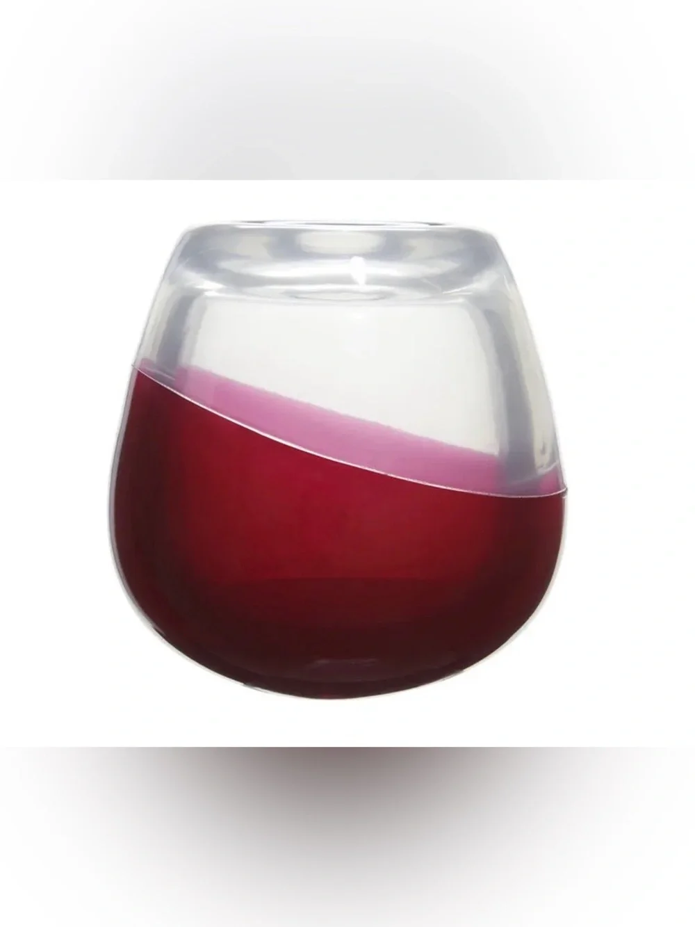 Bark Box Super Chewer Wine Glass dog toy NEW Large dog rubber bounce
